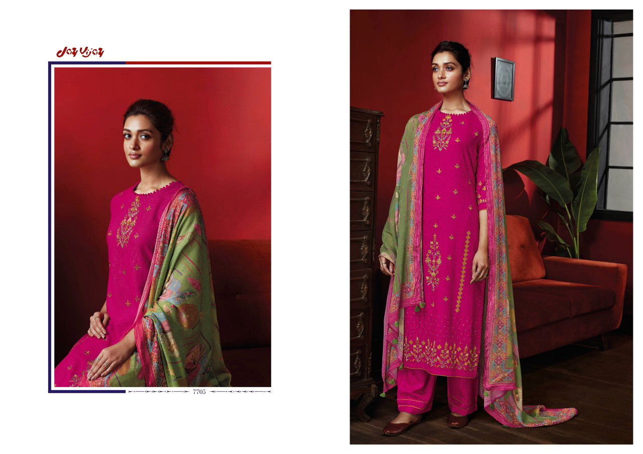 Jay Vijay Dastoor Festive Wear Wholesale Dress Material Catalog